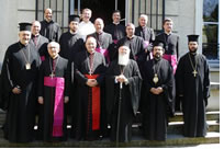 Bartolomeu I e comitiva visitam Dom André Vingt-Trois, Cardeal-Arcebispo de Paris, presidente da Conferência dos Bispos católicos da França
