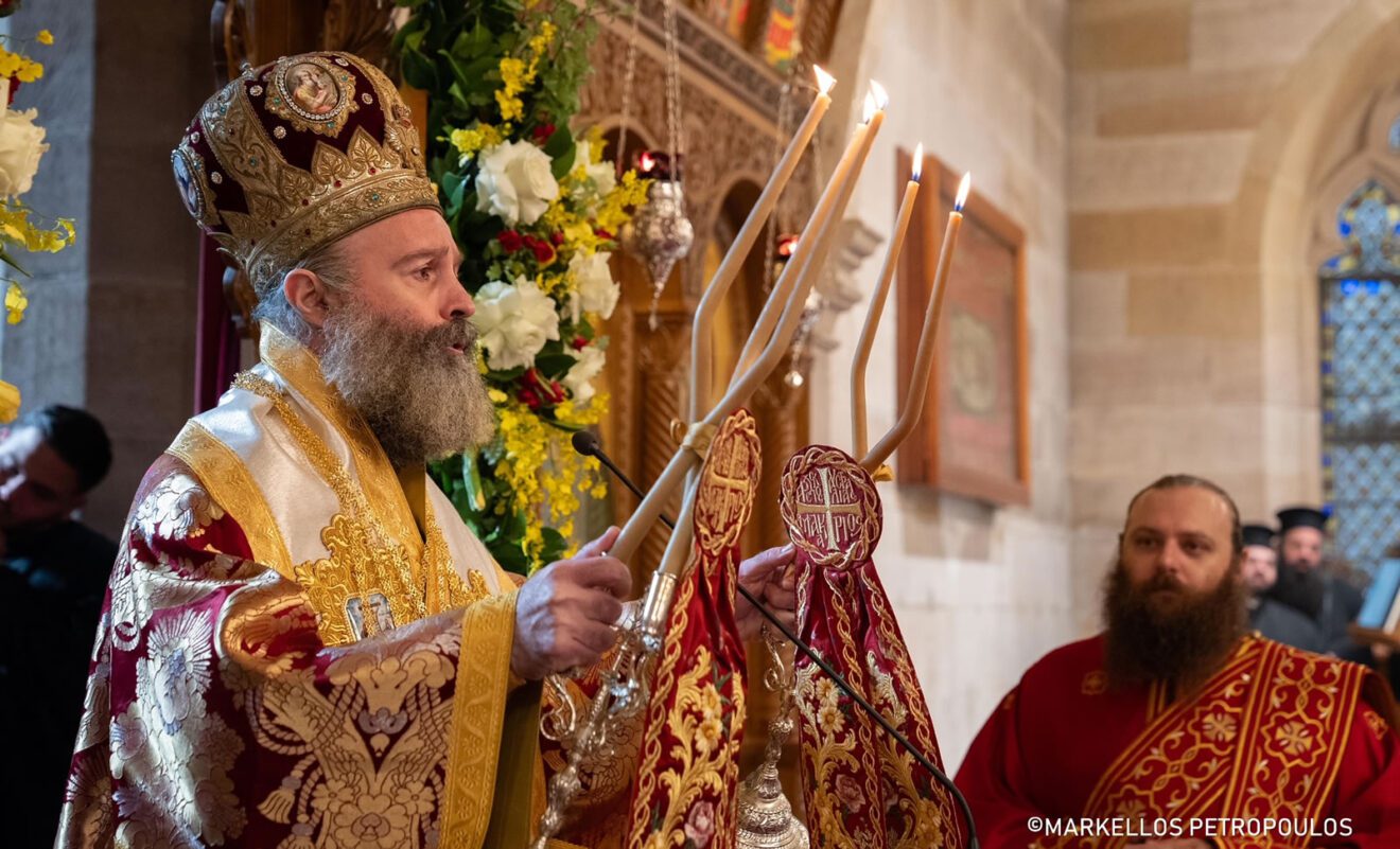 Arcebispo da Austrália celebra seu onomástico no Dia de São Makários, o Grande